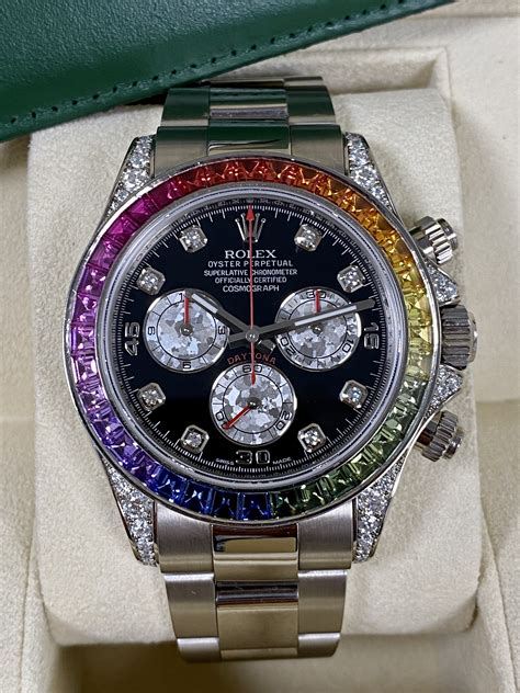 rolex daytona rainbow 2022 price